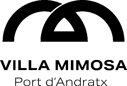 Logo mit schwarzer Aufschrift Villa Mimosa Port de Andratx
